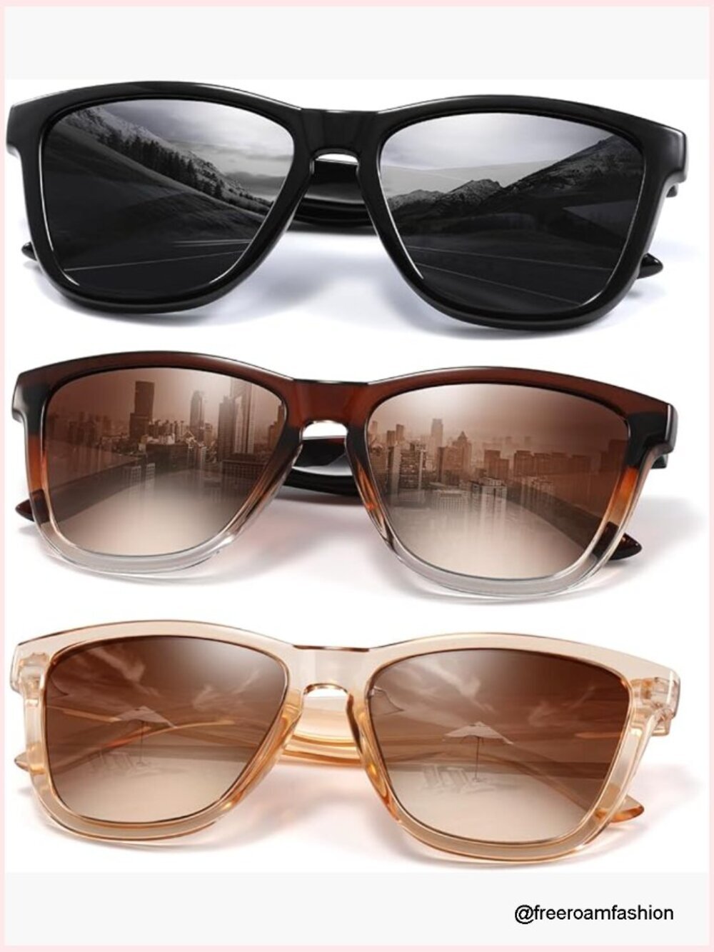 Polarized Oval Sunglasses UV Protection Retro Classic Driving Shades Unisex